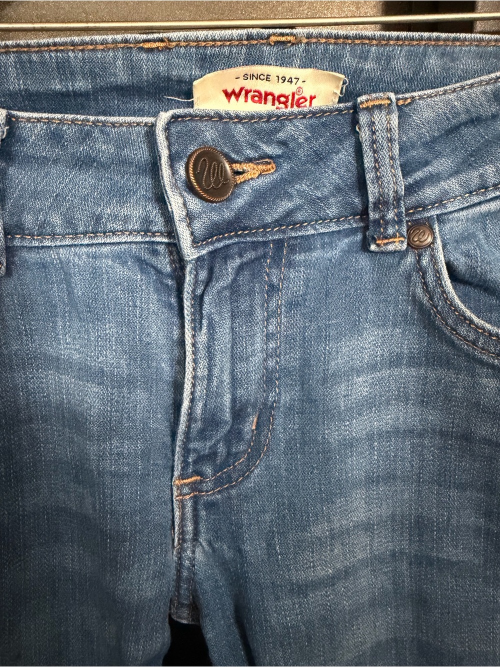 Wrangler Women’s Low Rise Bootcut Stretch Jeans Medium Wash 28” Waist Y2K - Picture 3 of 7